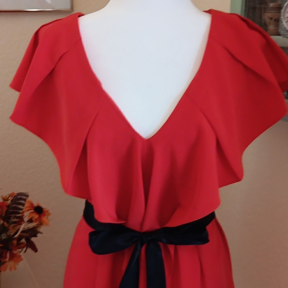 Wayne Cooper Red Dress - Picture 4 of 11